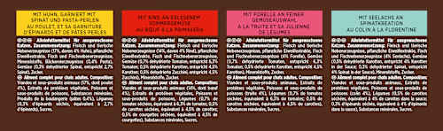 Nat kattenvoer, kip, forel, rundvlees &amp; koolvis, à la carte - Chef's recepten, multipack (8 x 85 g), 680 g