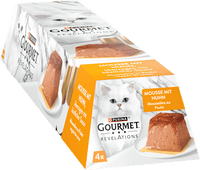 Nassfutter Katze Huhn in Sauce, Revelations Mousse Multipack (4x57 g), 228 g