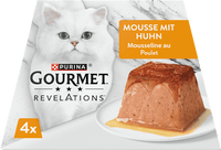 Nassfutter Katze Huhn in Sauce, Revelations Mousse Multipack (4x57 g), 228 g
