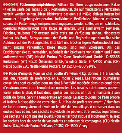 Nat kattenvoer met vis, Mon Petit intense, multipack (6 x 50 g), 300 g