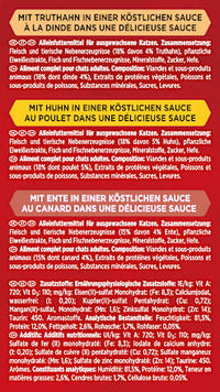 Nat kattenvoer met gevogelte, Mon Petit intense, multipack (6 x 50 g), 300 g