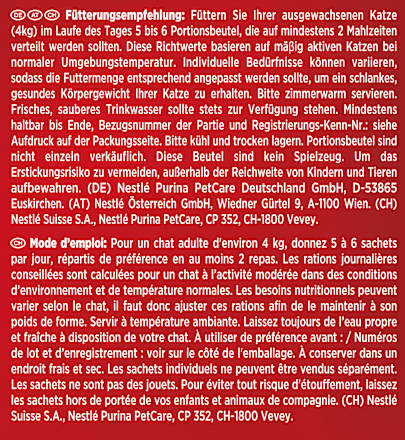 Nat kattenvoer met gevogelte, Mon Petit intense, multipack (6 x 50 g), 300 g