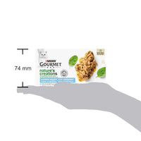 Nat kattenvoer met diepzeevis, spinazie &amp; rijst, nature's creations, multipack (4 x 85 g), 340 g