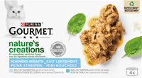 Nat kattenvoer met diepzeevis, spinazie &amp; rijst, nature's creations, multipack (4 x 85 g), 340 g