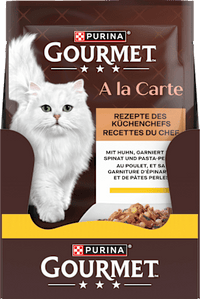 Nat kattenvoer met kip &amp; spinazie, à la carte, 85 g
