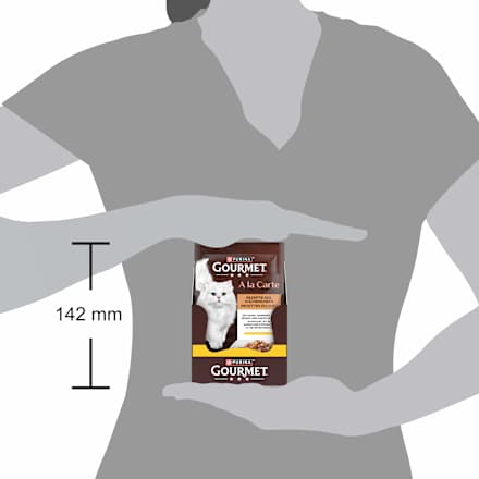Nat kattenvoer met kip &amp; spinazie, à la carte, 85 g