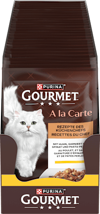 Nat kattenvoer met kip &amp; spinazie, à la carte, 85 g