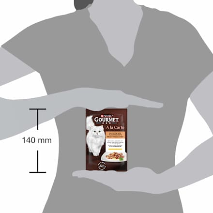 Nat kattenvoer met kip &amp; spinazie, à la carte, 85 g
