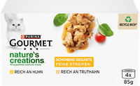 Nassfutter Katze mit Huhn & Truthahn, nature's creations, Multipack (4x85 g), 340 g