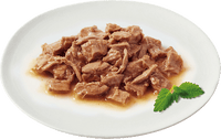 Nat kattenvoer met zalm, parel - heerlijke reepjes in saus, 85 g