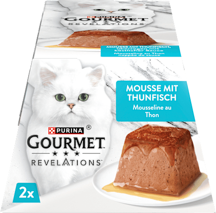 Nat kattenvoer, mousse met tonijn, Revelations (2 x 57g), 114g
