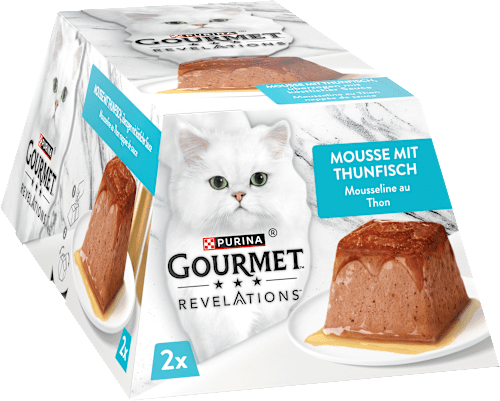 Nat kattenvoer, mousse met tonijn, Revelations (2 x 57g), 114g