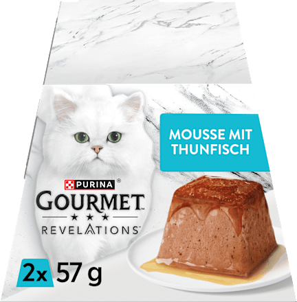 Nat kattenvoer, mousse met tonijn, Revelations (2 x 57g), 114g