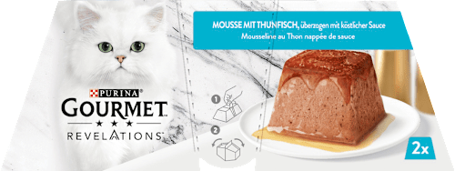 Nat kattenvoer, mousse met tonijn, Revelations (2 x 57g), 114g