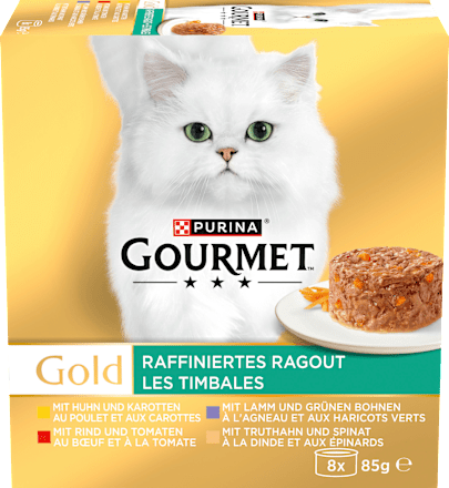 Nat kattenvoer verfijnde ragout multipack (8x85 g), 680 g