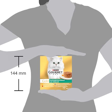 Nat kattenvoer verfijnde ragout multipack (8x85 g), 680 g