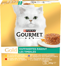 Nat kattenvoer verfijnde ragout multipack (8x85 g), 680 g