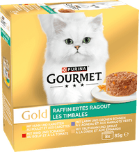 Nat kattenvoer verfijnde ragout multipack (8x85 g), 680 g