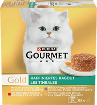 Nat kattenvoer verfijnde ragout multipack (8x85 g), 680 g