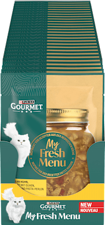 Nassfutter Katze reich an Huhn, My Fresh Menu, 75 g