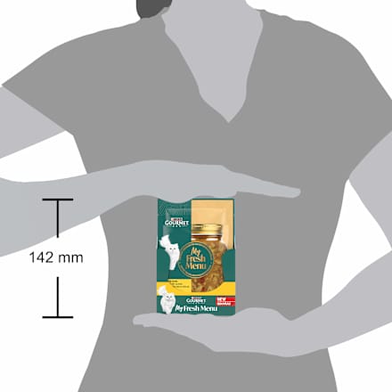 Nassfutter Katze reich an Huhn, My Fresh Menu, 75 g
