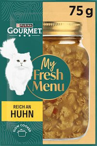 Nassfutter Katze reich an Huhn, My Fresh Menu, 75 g
