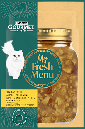 Nassfutter Katze reich an Huhn, My Fresh Menu, 75 g