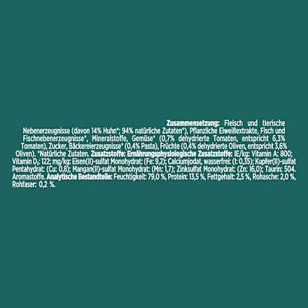 Nassfutter Katze reich an Huhn, My Fresh Menu, 75 g