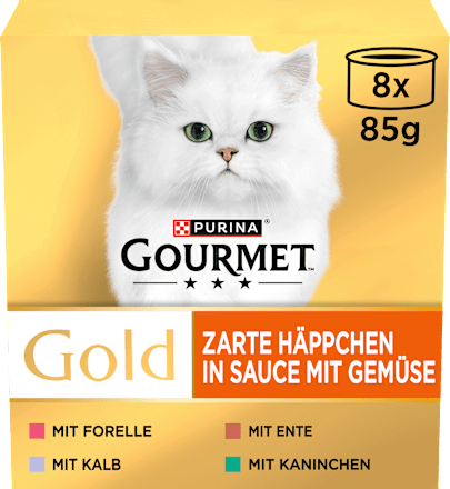 Nat kattenvoer malse hapjes in saus multipack (8x85 g), 680 g