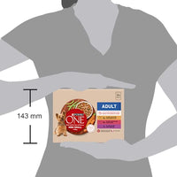 Nat hondenvoer met kip, rund, kalkoen en lam, mini voor kleine rassen, multipack (10 x 85 g), 850 g