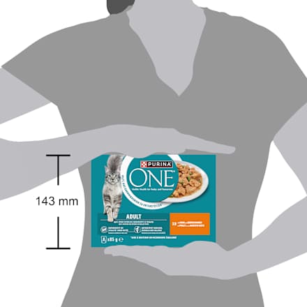 Nat kattenvoer kip met sperziebonen, multipack (8 x 85 g), 680 g