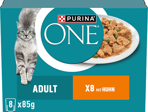 Nat kattenvoer kip met sperziebonen, multipack (8 x 85 g), 680 g