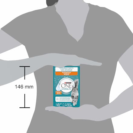 Nassfutter Katze mit Huhn, hydralife Multipack (6x50 g), 300 g