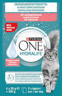 Nassfutter Katze mit Lachs, Hydralife Multipack (6x50 g), 300 g