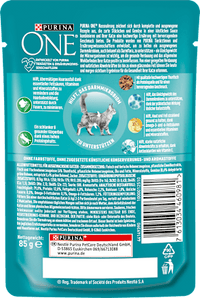 Nat kattenvoer met tonijn en sperziebonen in saus, formule voor binnen, 85 g