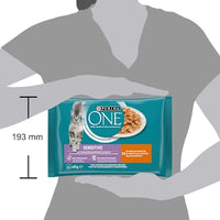 Nassfutter Katze Sensitive mit Huhn & Karotten, Multipack (4x85 g), 340 g PURINA ONE