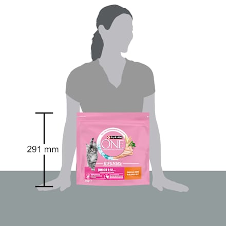 Droog kattenvoer Kitten met Kip, Junior, 1,4 kg