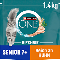 Droog kattenvoer met kip, senior, 1,4 kg