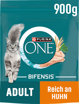 Droog kattenvoer met kip en volkoren granen, volwassen, 900 g