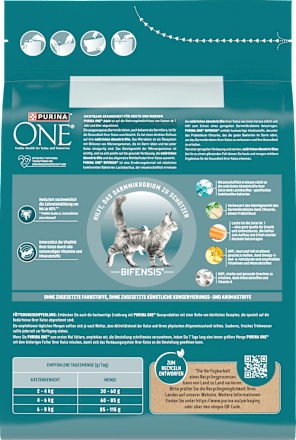 Droog kattenvoer met zalm en volkoren granen, volwassen, 2,8 kg