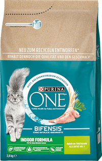 Droog kattenvoer met kalkoen en volkoren granen, Indoor Formula, Volwassen, 2,8 kg