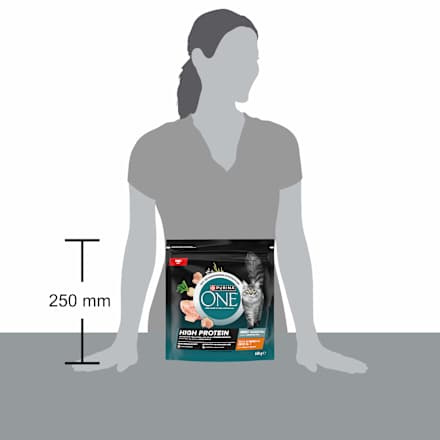 Trockenfutter Katze reich an Huhn, high protein, 650 g