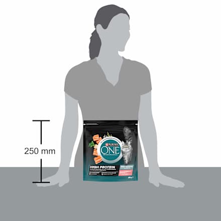 Trockenfutter Katze reich an Lachs, high protein, 650 g