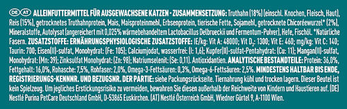 Droogvoer voor katten met kalkoen en rijst, voor volwassenen, 2,8 kg