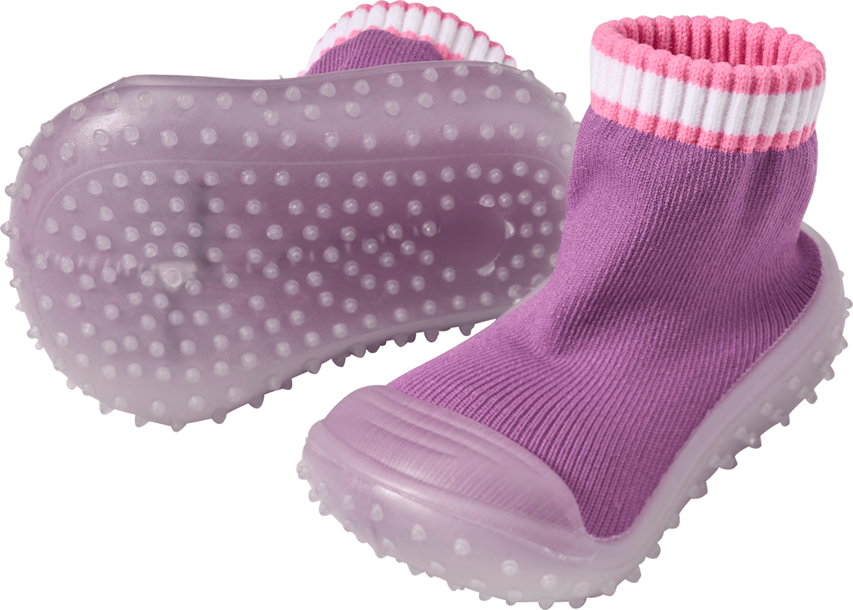 PUSBLU Abenteuer Socken, lila, Gr. 25/26, 1 St