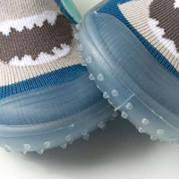 Abenteuer Socken mit Hai-Motiv, blau, Gr. 21/22, 1 St PUSBLU