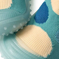 Abenteuer Socken mit Punkte-Muster, grün, Gr. 25/26, 1 St