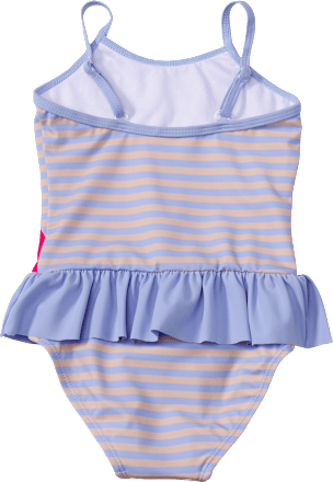 Badeanzug mit Flamingo-Motiv, lila, Gr. 122/128, 1 St