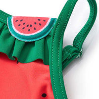 Badeanzug mit Melonen-Motiv, rot, Gr. 86/92, 1 St PUSBLU