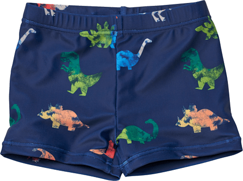 Badehose mit Dino-Muster, blau, Gr. 86/92, 1 St PUSBLU